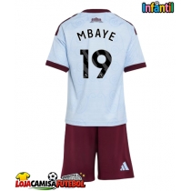 Camisa de Futebol Aston Villa Ibrahim Mbaye #19 Equipamento Alternativo Infantil 2026-27 Manga Curta (+ Calças curtas)